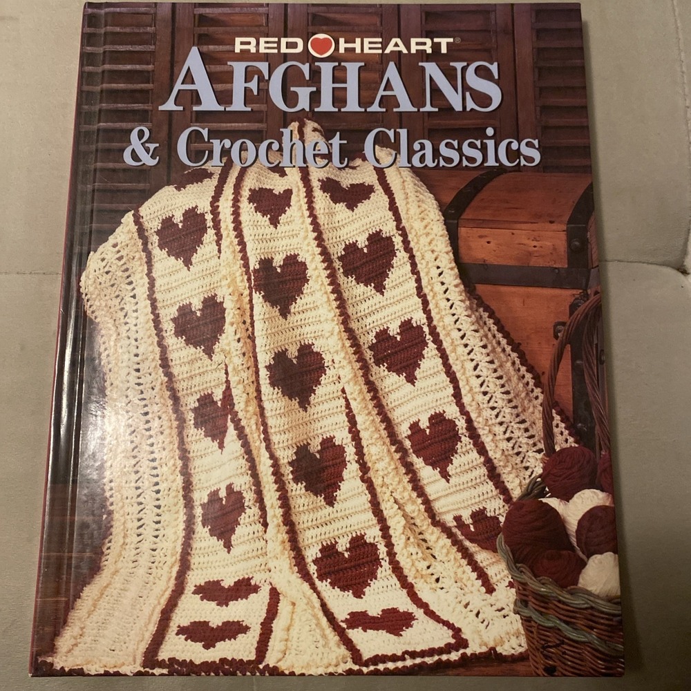 Red‎ Heart Afghans & Crochet Classics Hardback Pattern Book